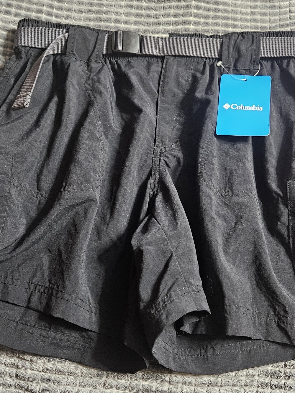 Columbia Women's Black Athletic Outdoor Shorts with Belt